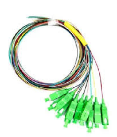 Pigtail Fibra Monomodo com Conector  E2000-LC-SC X APC-PC